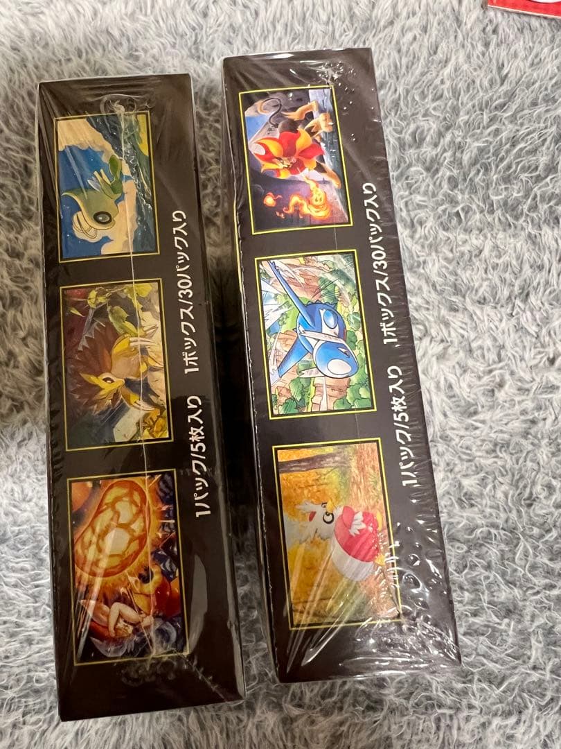 ポケモンカード メガブレイブ 1BOX、メガシンフォニア1BOXシュリンク付き