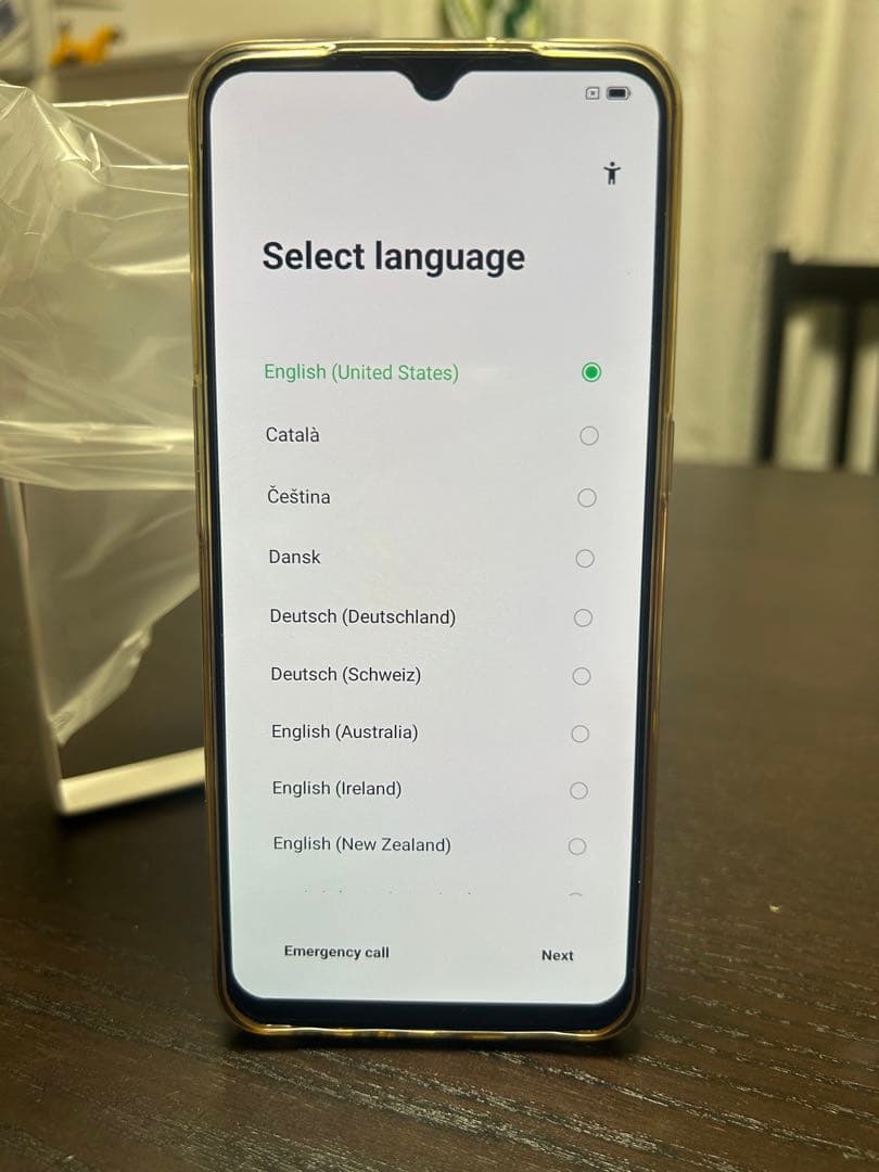 OPPO スマートフォン 本体 オレンジ