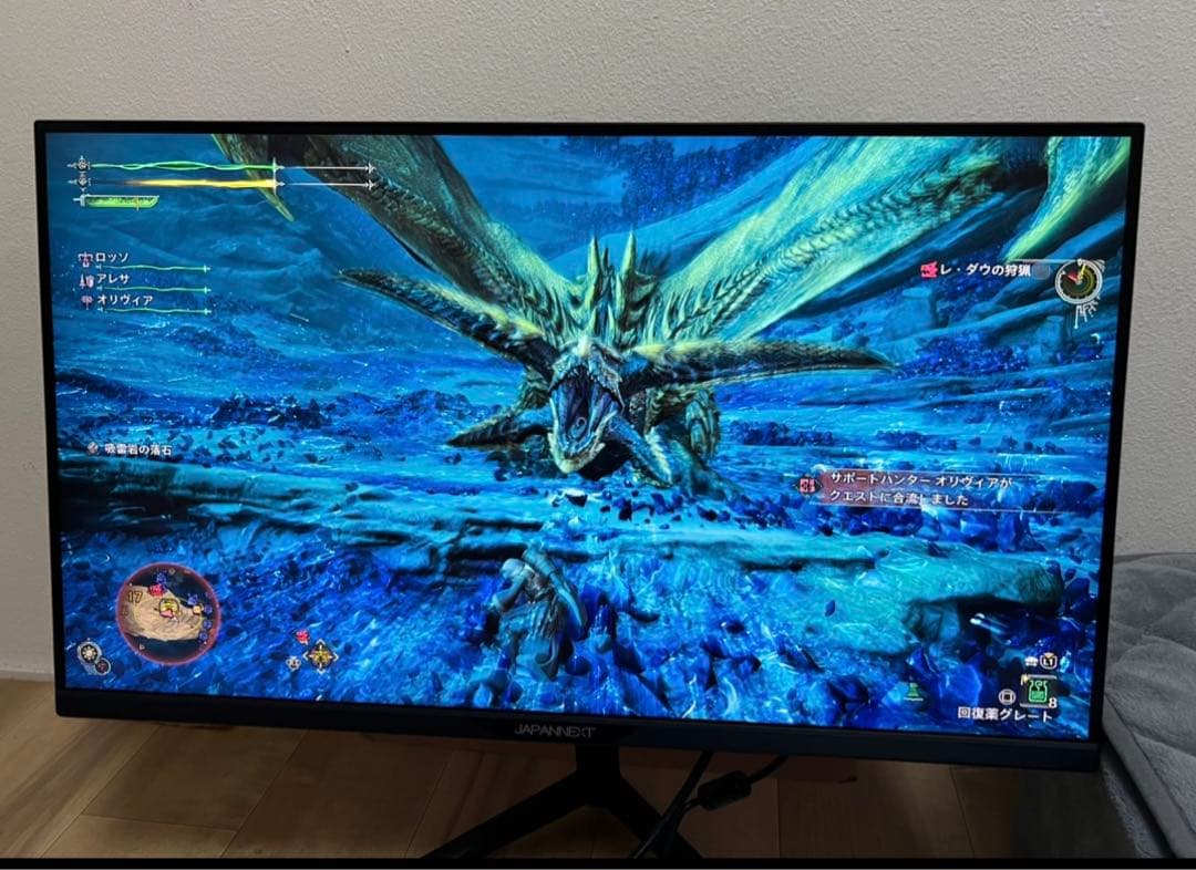 JAPANNEXT 28インチ ゲーミングモニター　GX28 モニター2枚