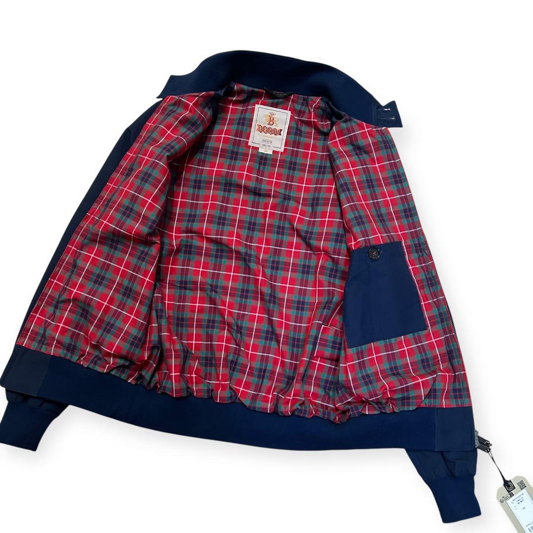 未使用✨BARACUTA ハリントンジャケット G9 38 ネイビー