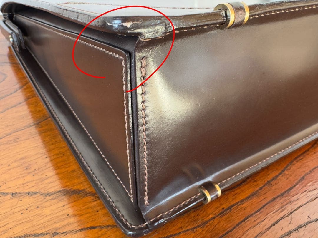 【コニタン様用】廃盤　土屋鞄　細マチ　ダレスバッグ