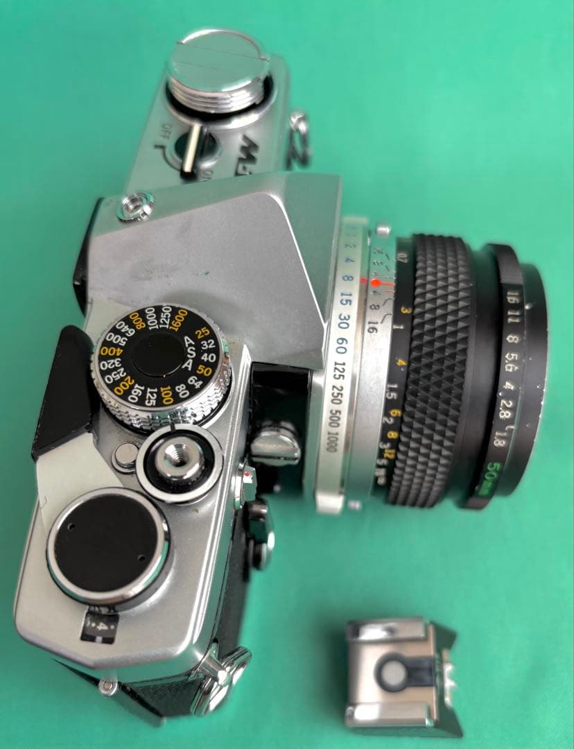 ★ OLYMPUS M-1 (革ケース付) + ★M-SYSTEM 50mm