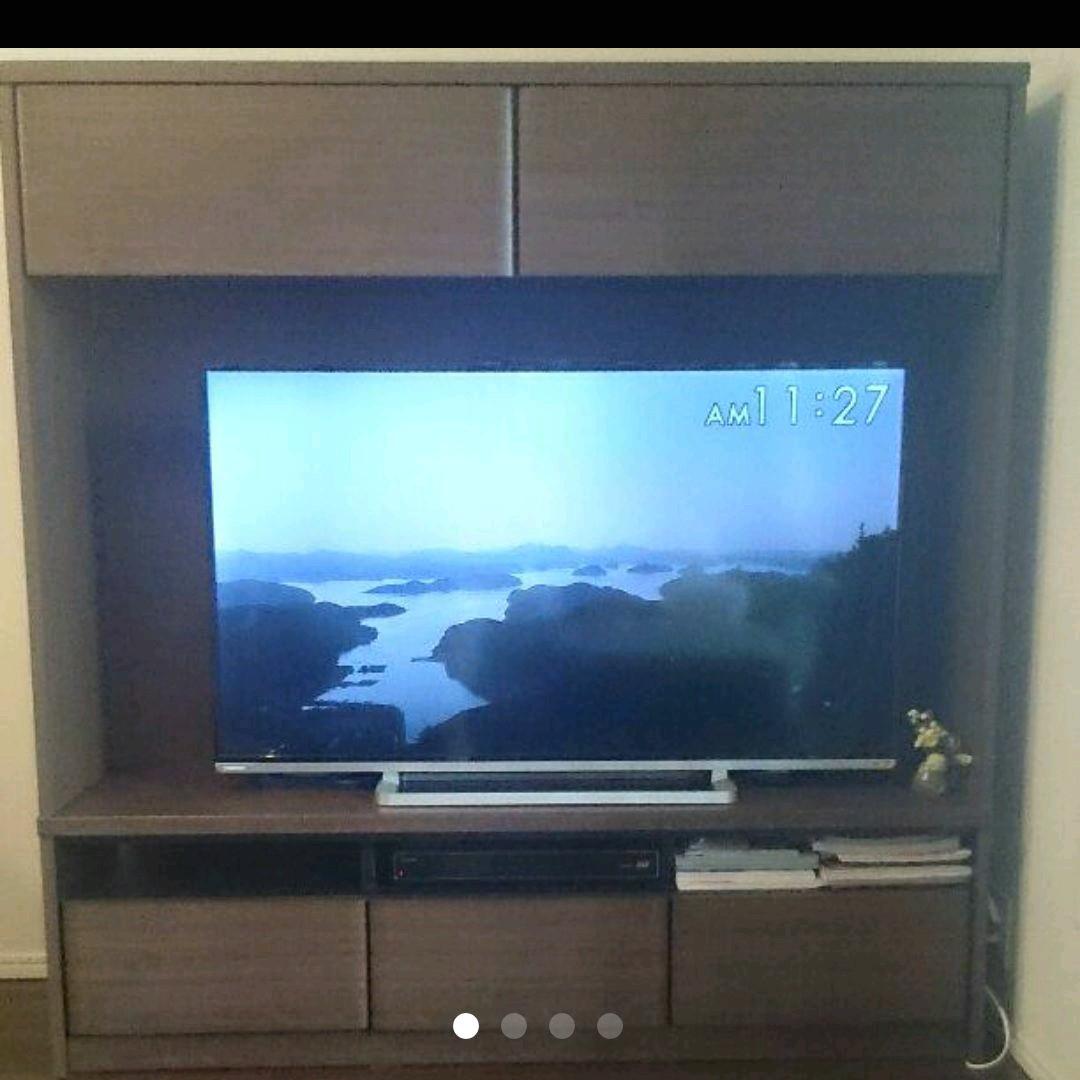 デジタルハイビジョン液晶 テレビ 50型   テレビボードセット