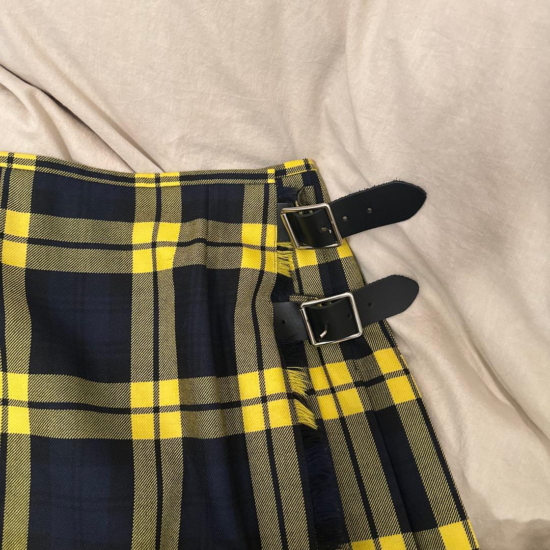 【いか様】オニールオブダブリン　キルトスカート　イエロー