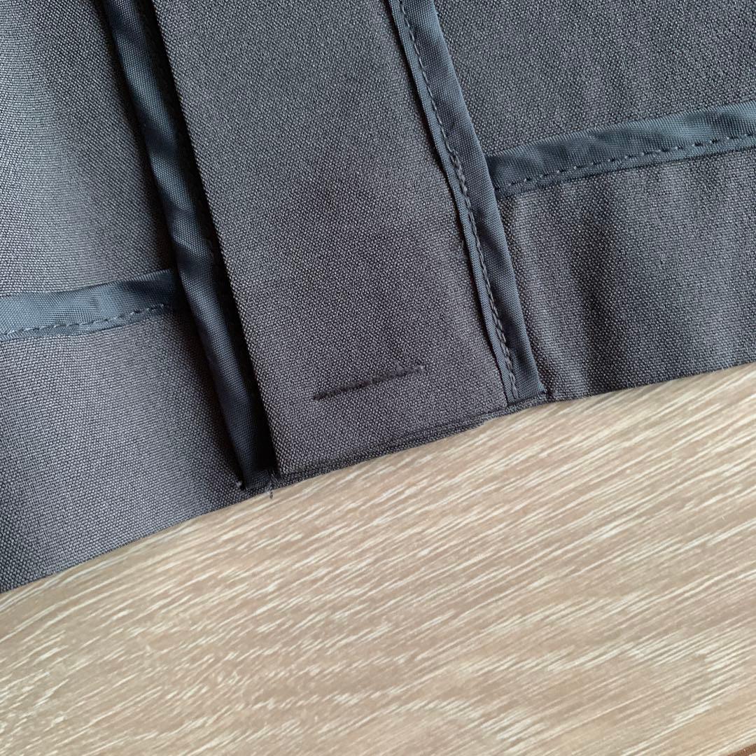 大きめサイズ17号♦︎アッドルージュ ノーカラー パンツスーツ セットアップ 上品