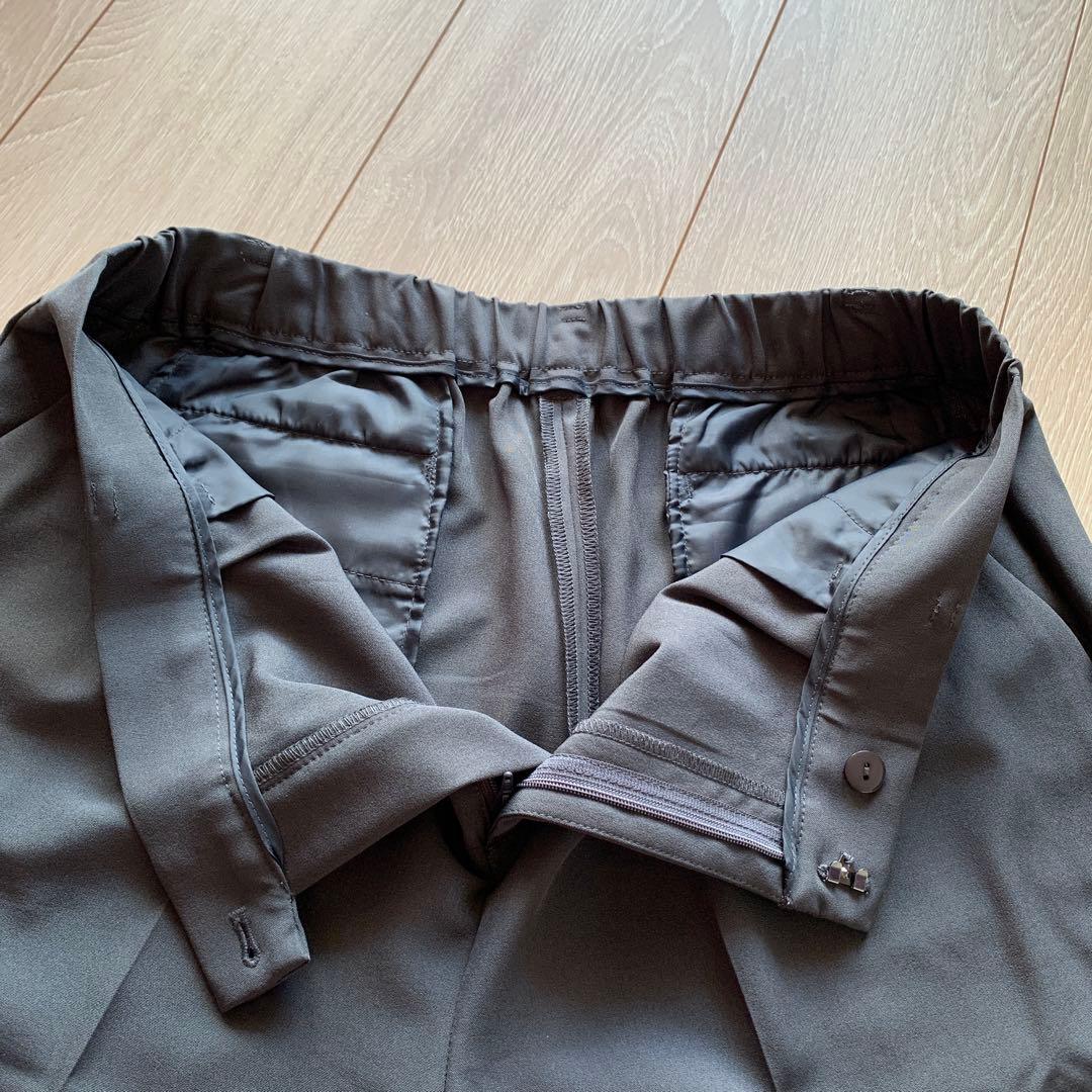 大きめサイズ17号♦︎アッドルージュ ノーカラー パンツスーツ セットアップ 上品