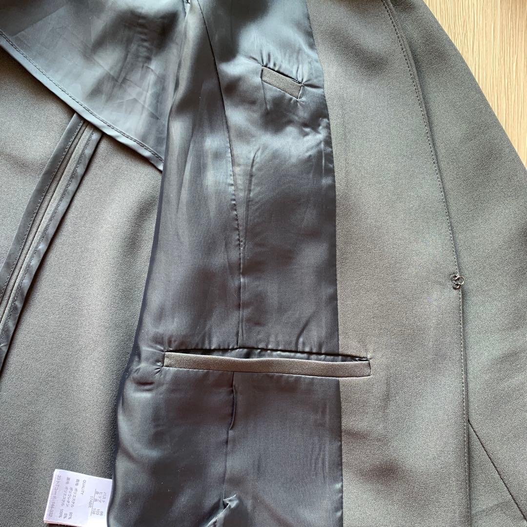 大きめサイズ17号♦︎アッドルージュ ノーカラー パンツスーツ セットアップ 上品