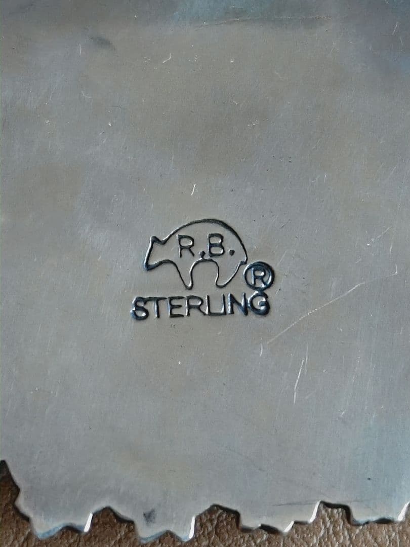 インディアンジュエリー◎ネックレストップ◎ランニングベアー◎STERLING