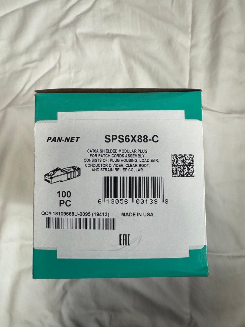 PANDUIT パンドウイット SPS6X88-C 1箱100個入り