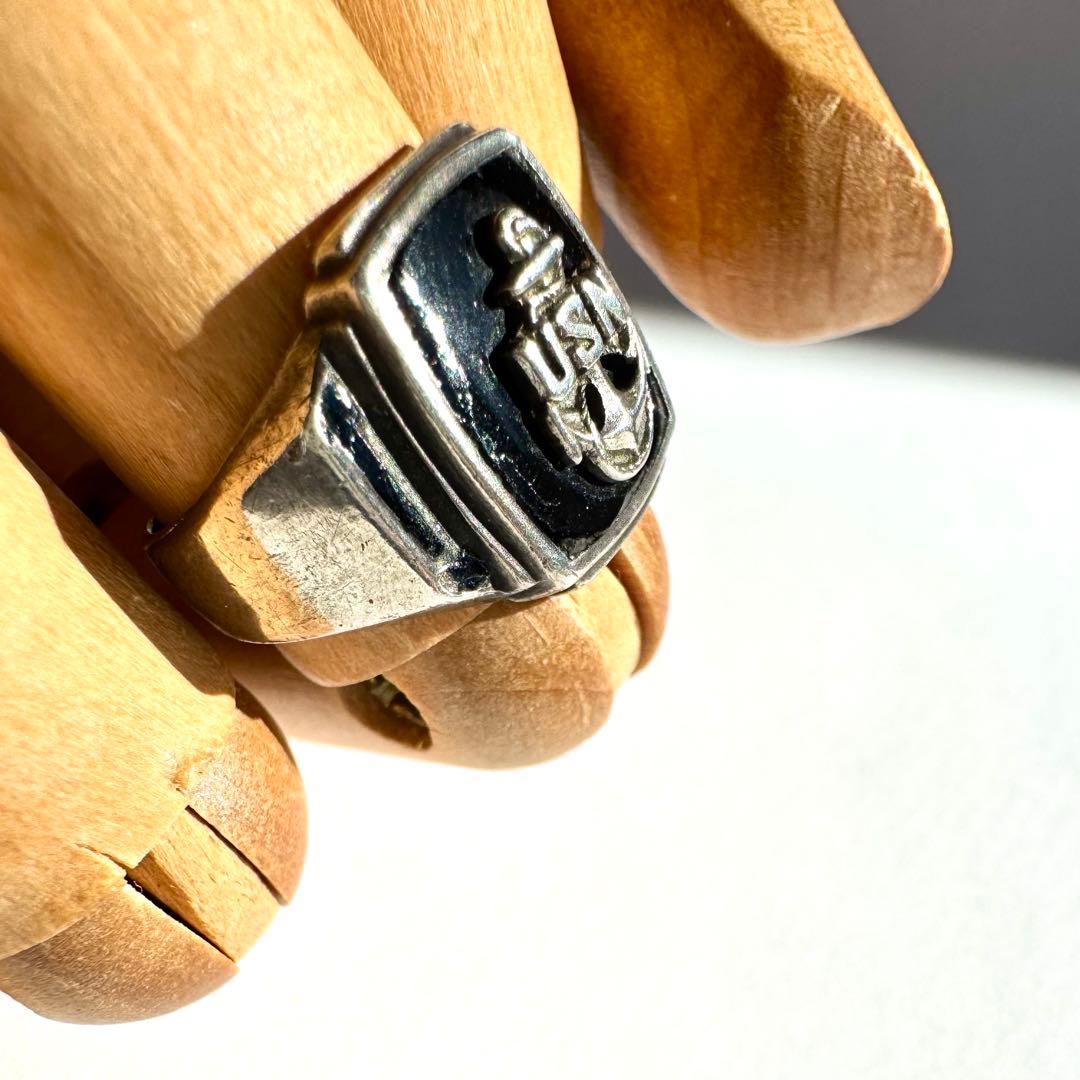 アクセサリー US Navy Ring Sterling Silver Vintage #11