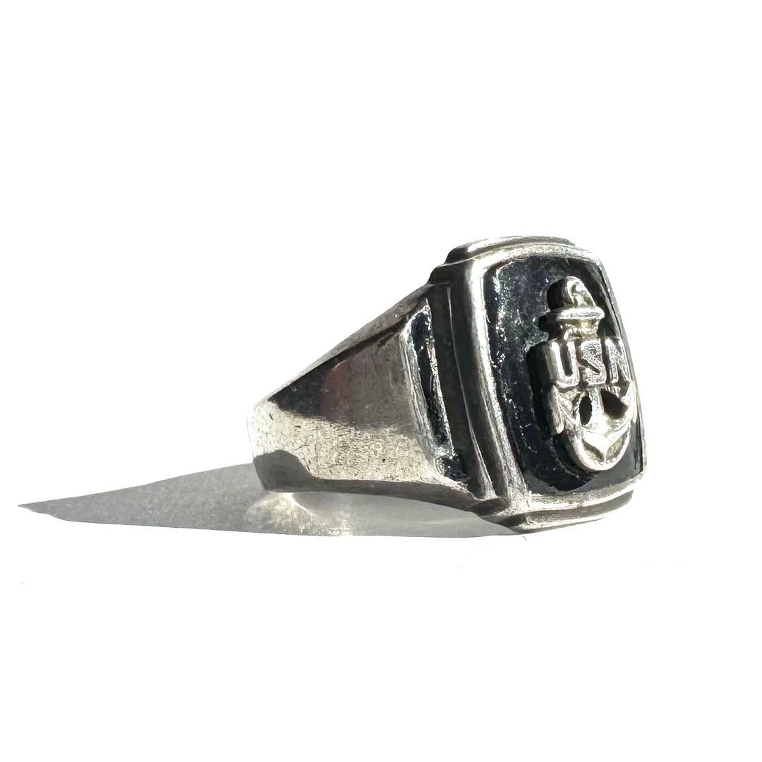 アクセサリー US Navy Ring Sterling Silver Vintage #11