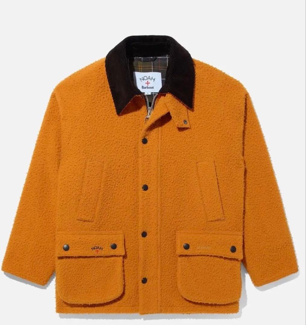 NOAH×Barbour Wool Teddy Casentino jacket