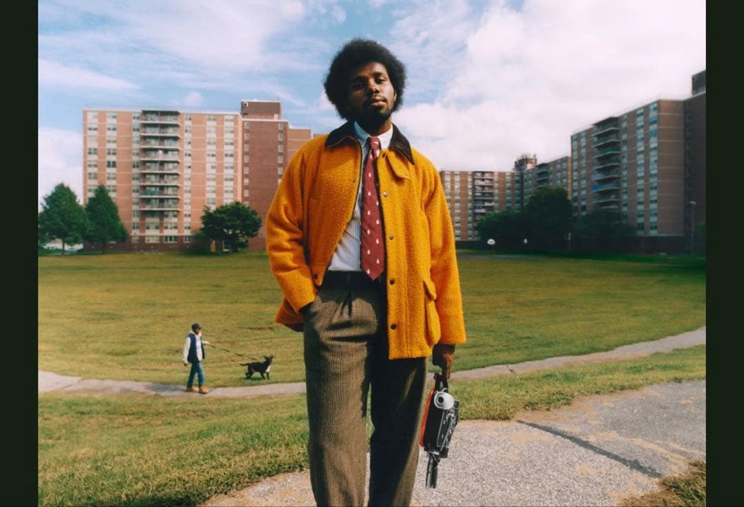 NOAH×Barbour Wool Teddy Casentino jacket