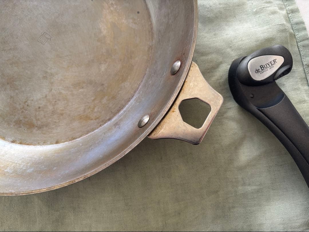 【最終値下げ】de Buyer デバイヤー鉄フライパン28cm/20cm セット