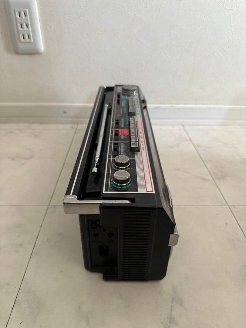 SHARP シャープ ラジカセ カセットデッキ　QT-Y5 ブラック