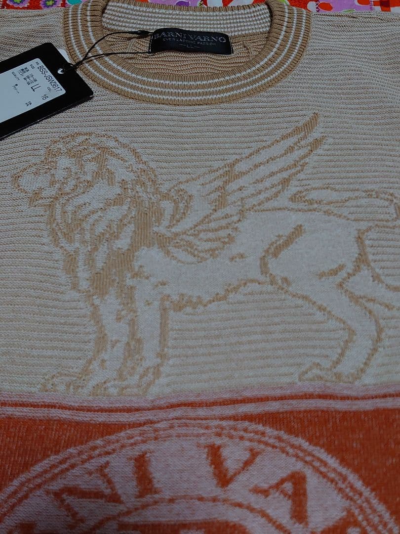 優*希様 新品 バーニヴァーノ サマーセーター ニット LL 半袖 barni