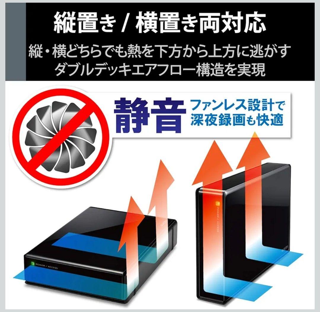 テレビ録画用 外付けHDD 6TB ELD-QEN2060UBK