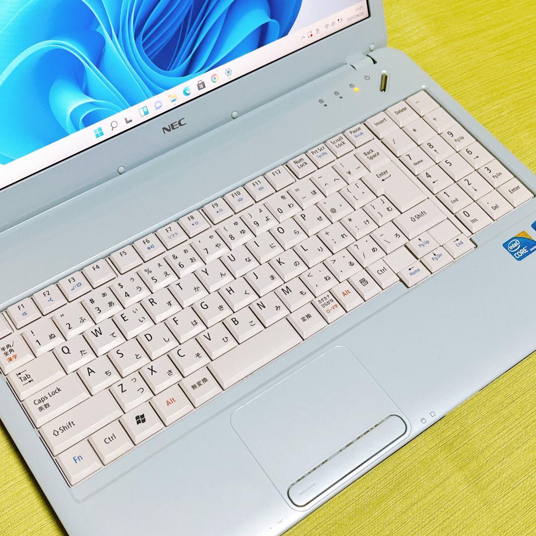 大容量640GB❗️NECノートパソコン❗初期設定済み✨初心者 学生 主婦