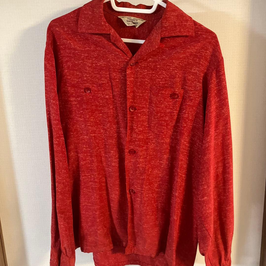 50sPENNEY'S TOWNCRAFT カスリ柄シャツ S