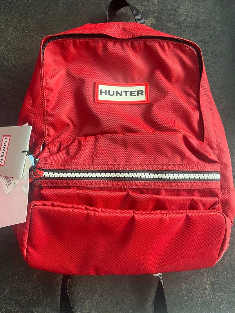 【新品未使用】HUNTER リュック ピンク・レッド　完売品