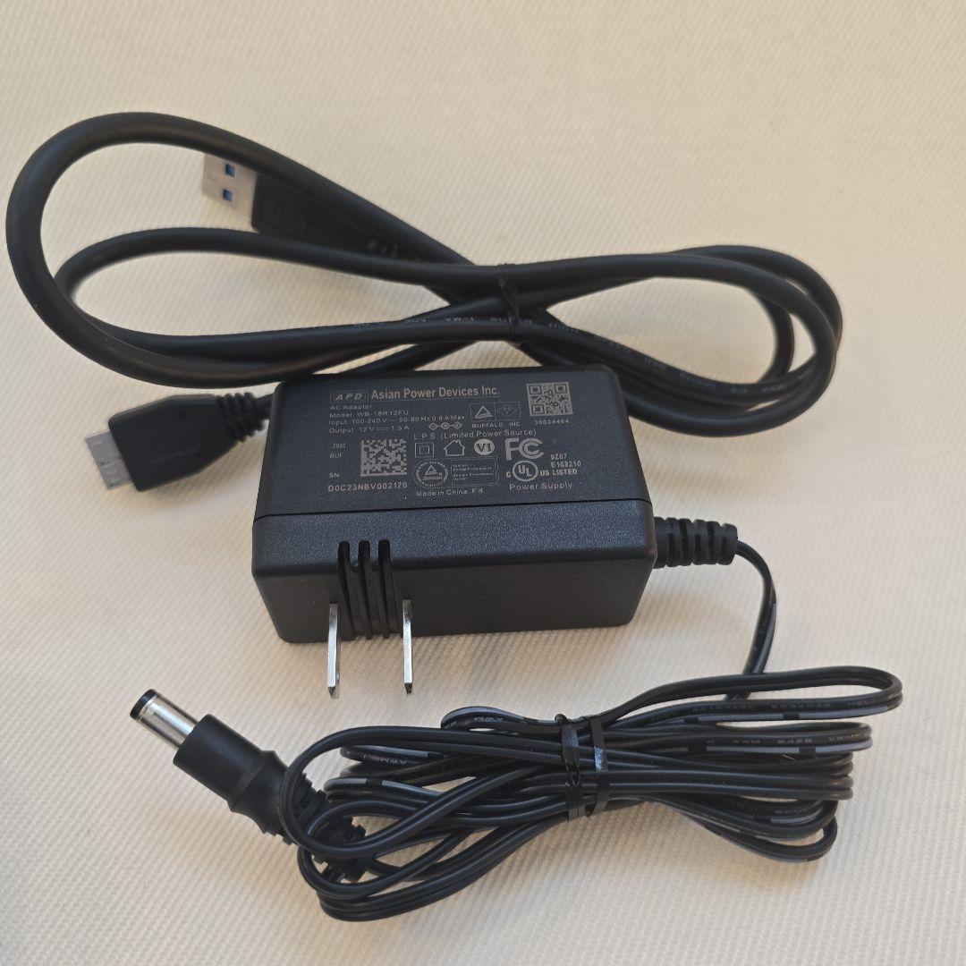 6TB 外付けハードディスク BUFFALO HD-AD6U3