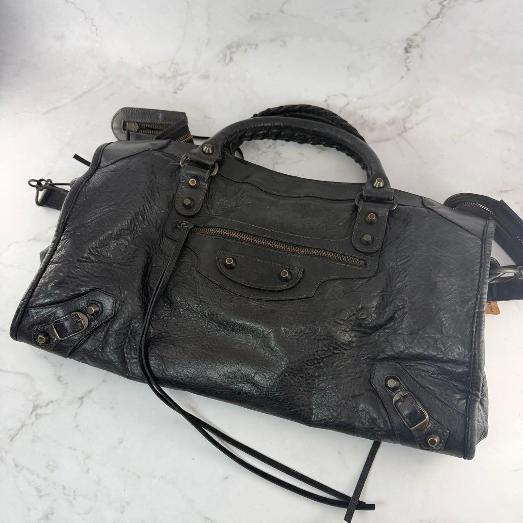 BALENCIAGA シティ クラシック 2WAY ハンドバッグ 115748