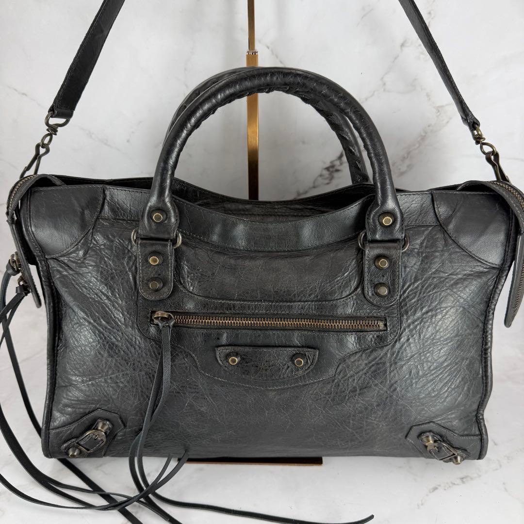 BALENCIAGA シティ クラシック 2WAY ハンドバッグ 115748