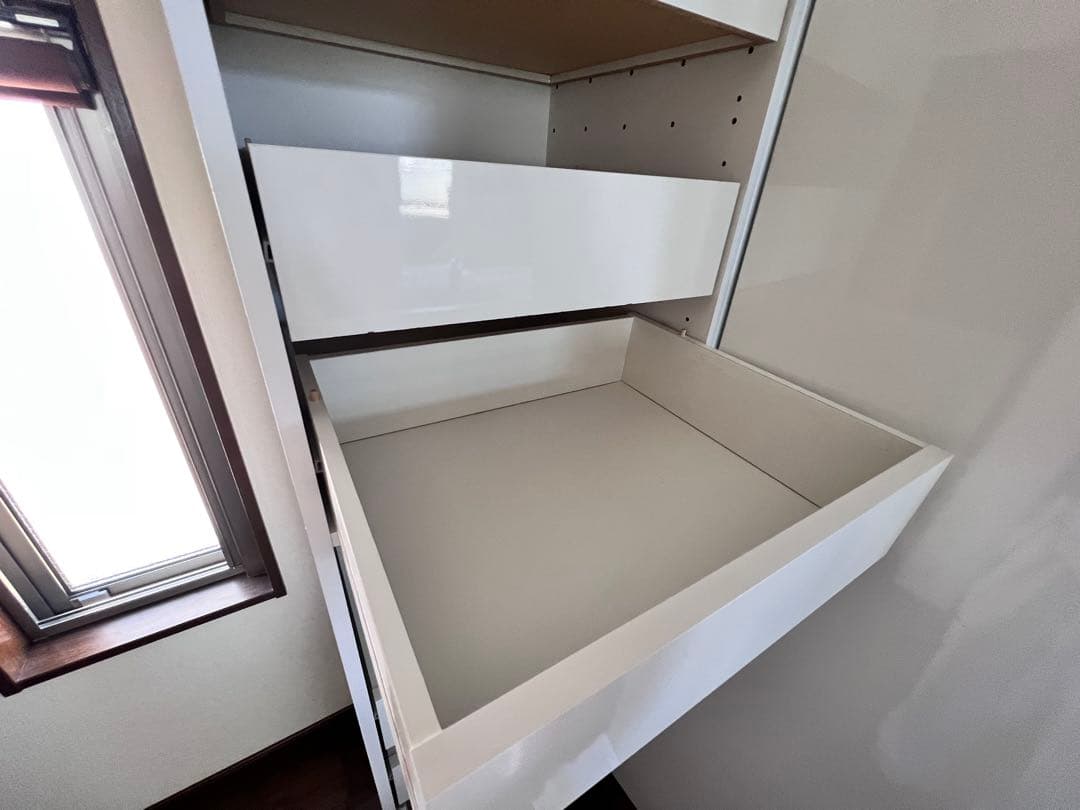 ぽかぽか　大量収納キッチンストッカー 幅50 食品ストッカー dinos