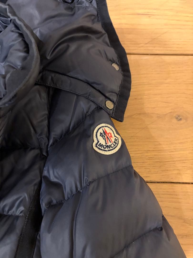 MONCLER フード付きダウンジャケット 00ネイビー