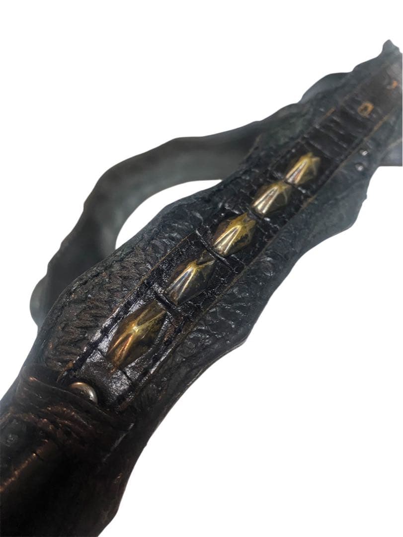 KMRii ケムリ スタッヅレザーベルト