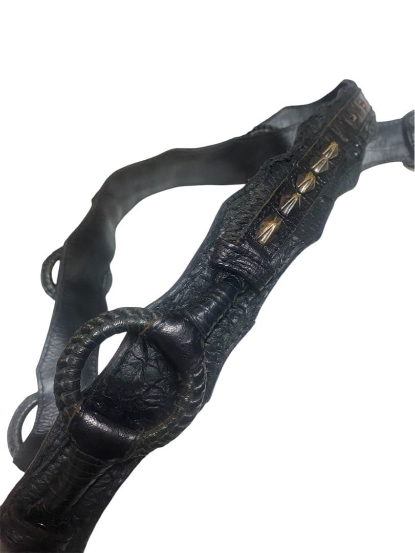 KMRii ケムリ スタッヅレザーベルト