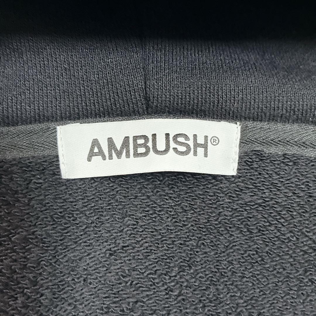 希少✨ サンプル品 アンブッシュ ジップアップ パーカー XL ブラック
