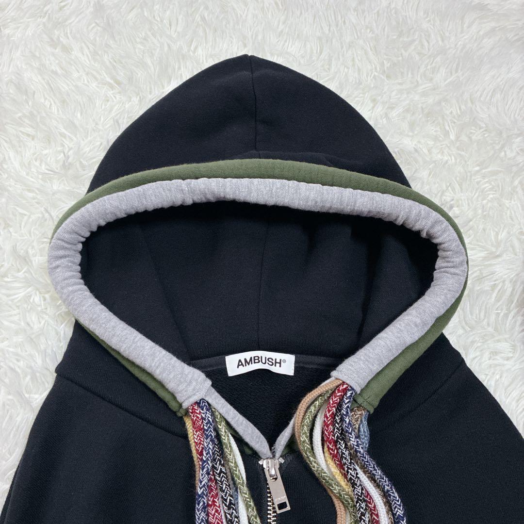 希少✨ サンプル品 アンブッシュ ジップアップ パーカー XL ブラック