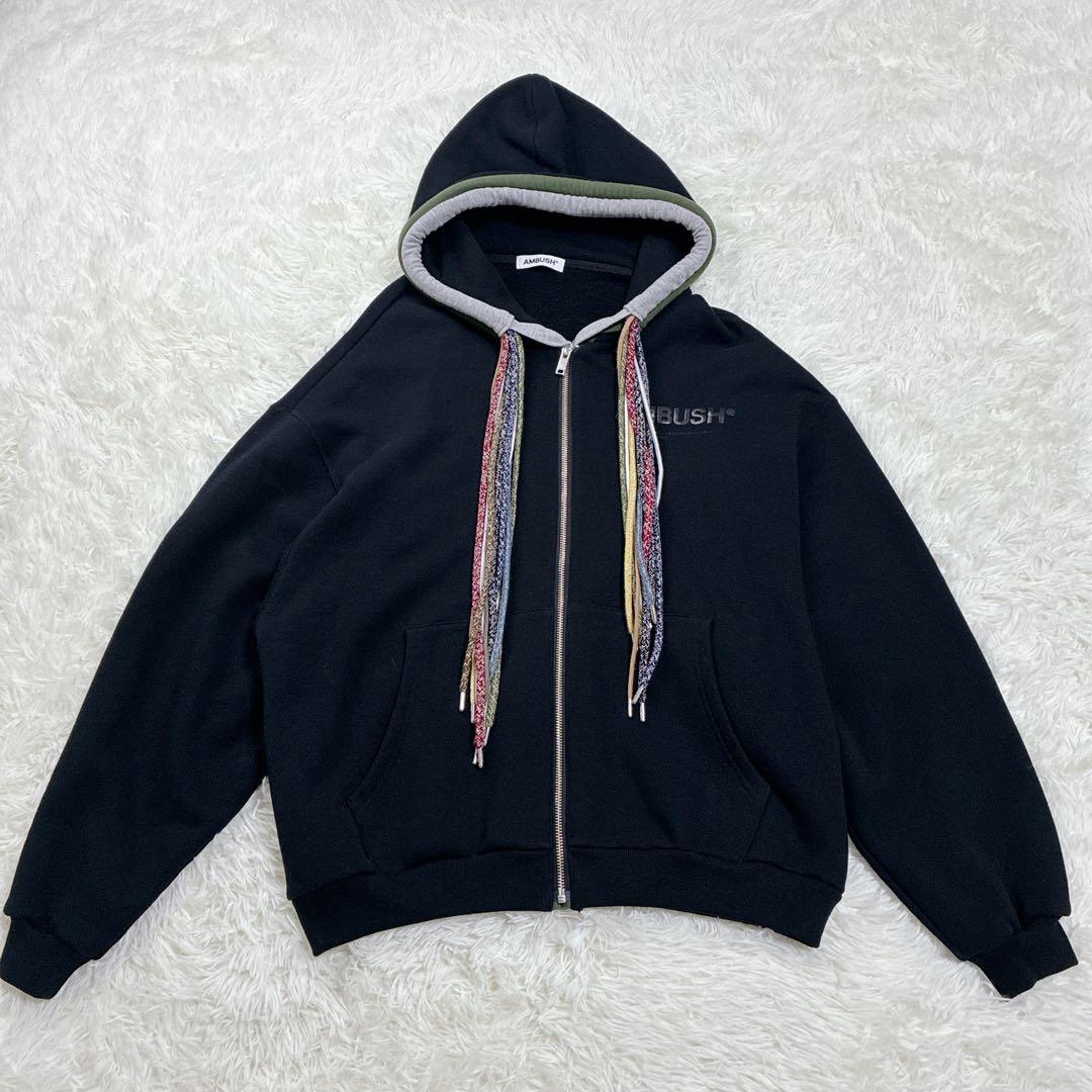 希少✨ サンプル品 アンブッシュ ジップアップ パーカー XL ブラック