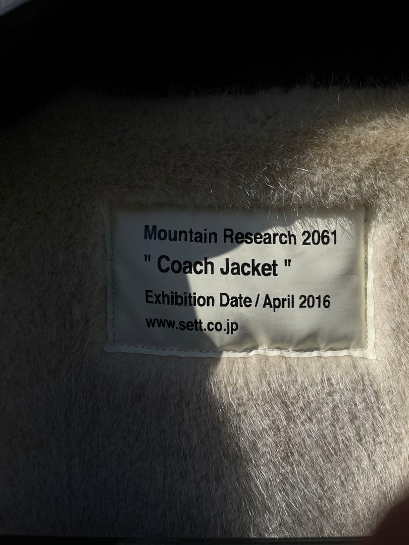 Mountain Research 2061 Coach JKT 新品未使用
