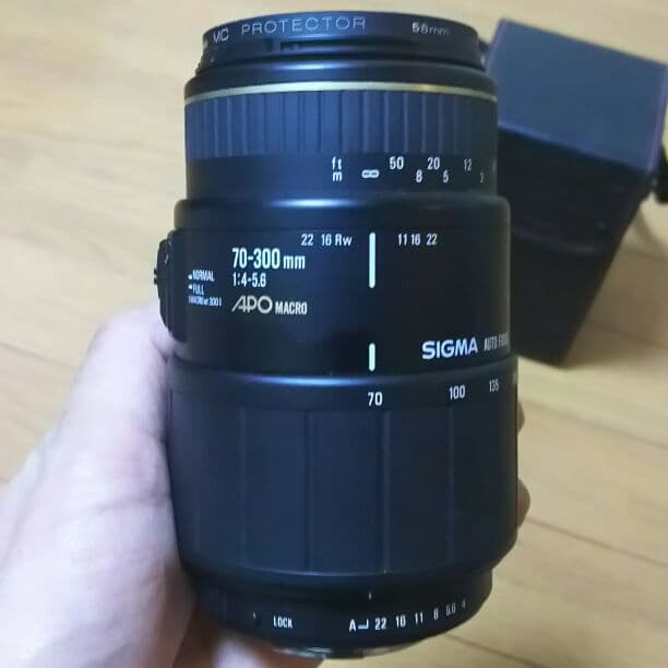 SIGMA 望遠レンズ 70-300、 PENTAX ストロボ AF280T