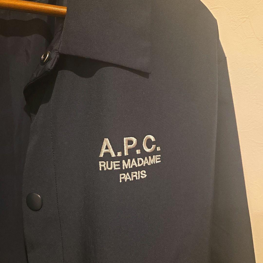 A.P.C. ネイビー ナイロンジャケット　アーペーセー　Lsize