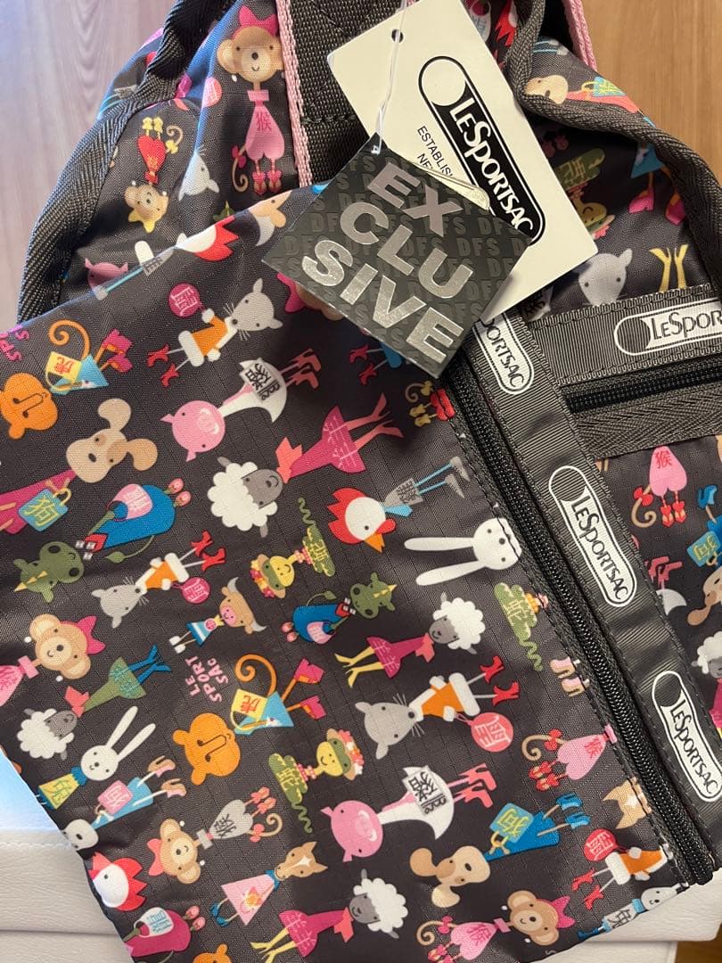 激レア‼️新品タグ付き❗️日本未発売　レスポートサック　干支柄ボストンバック♡