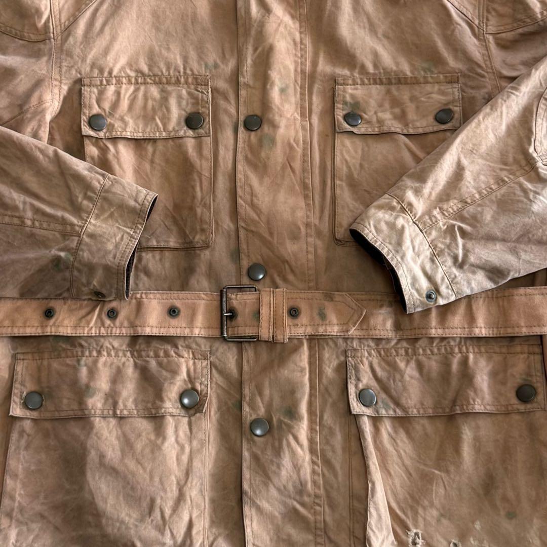 ベルスタッフ　イングランド製　トライアルマスタージャケット　オイルド　XL