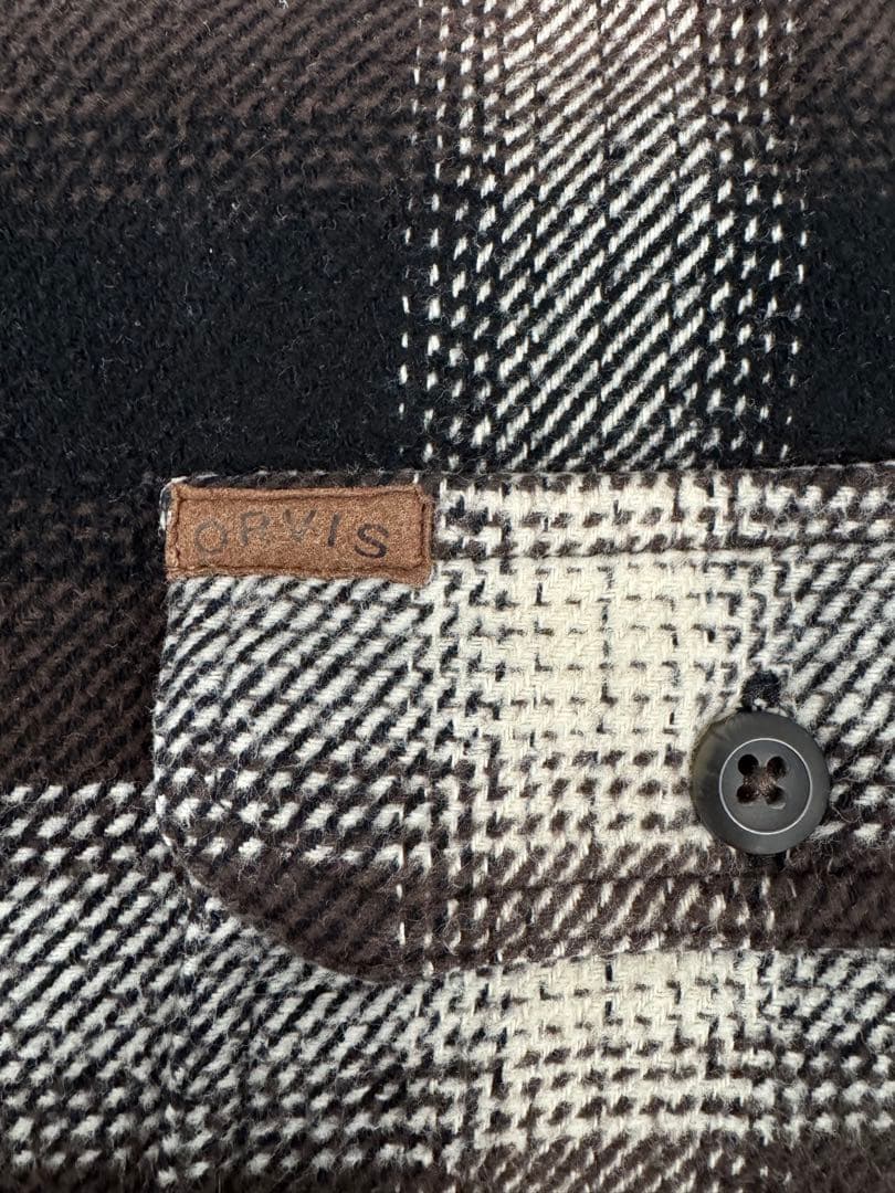 ORVIS black/brown/white オンブレ ヘビネル L/G