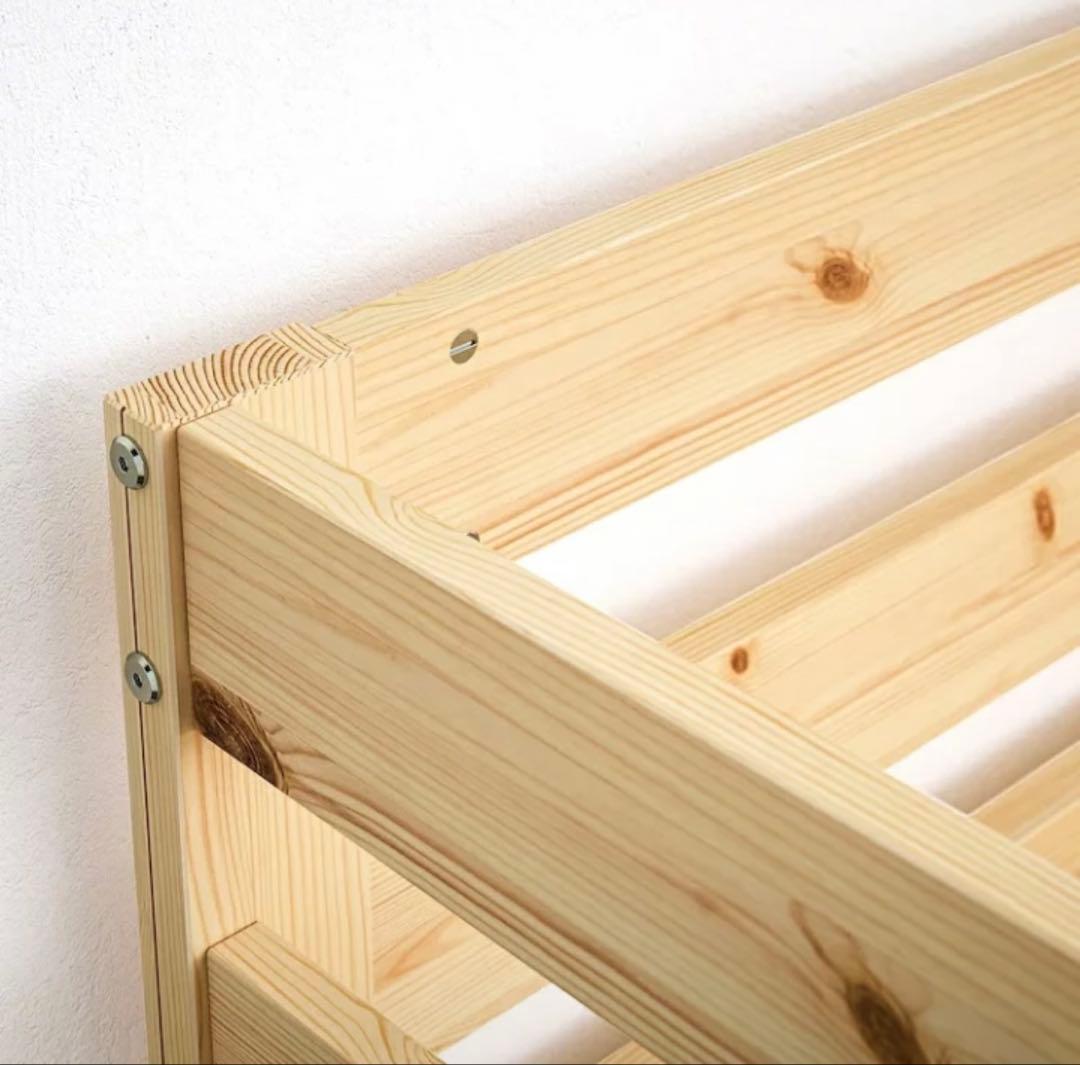 【 IKEA - イケア -】2段ベッドフレーム パイン材