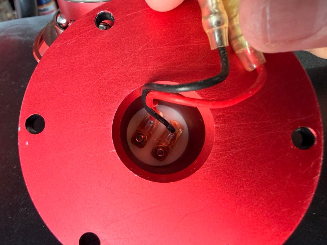 け*ん様 ワークスベル ラフィックス レッド ボルト・アースリング付