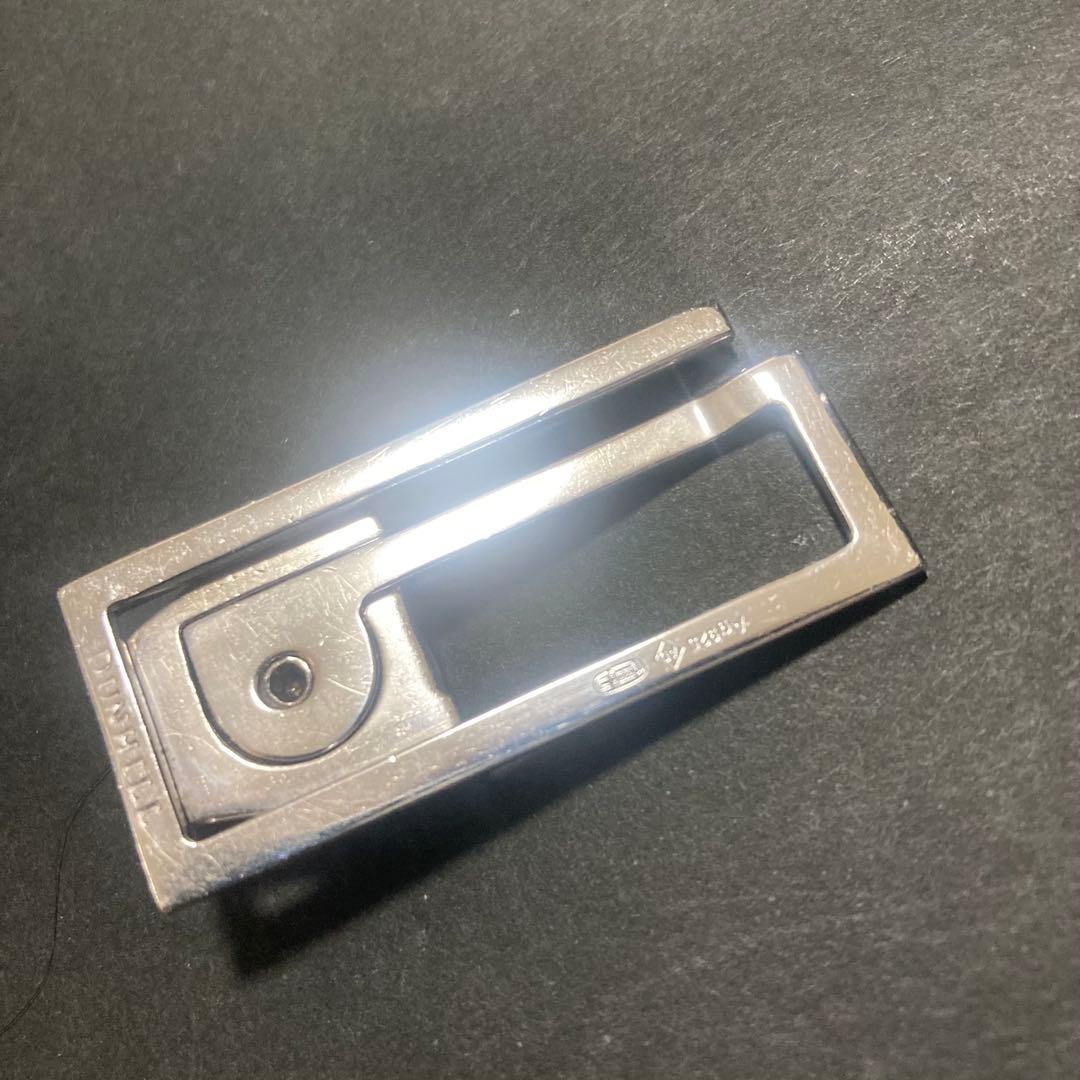 DUNHILL ブルドッグデザイン マネークリップ　シルバー925