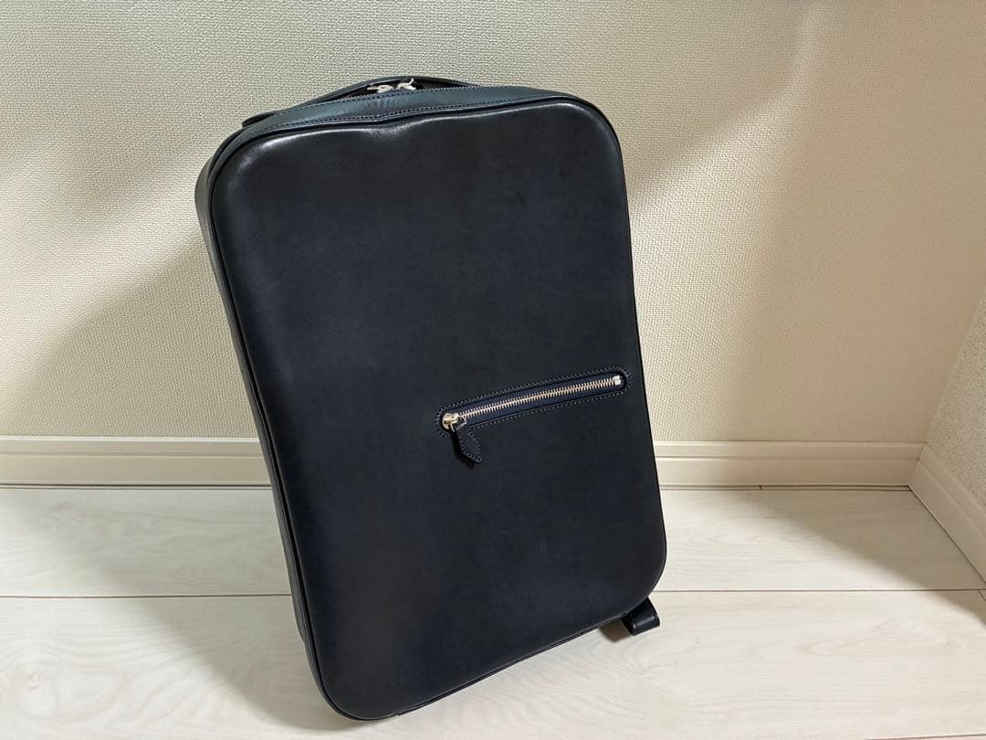 セール 万双 双鞣和地 ビジネスリュック ネイビー