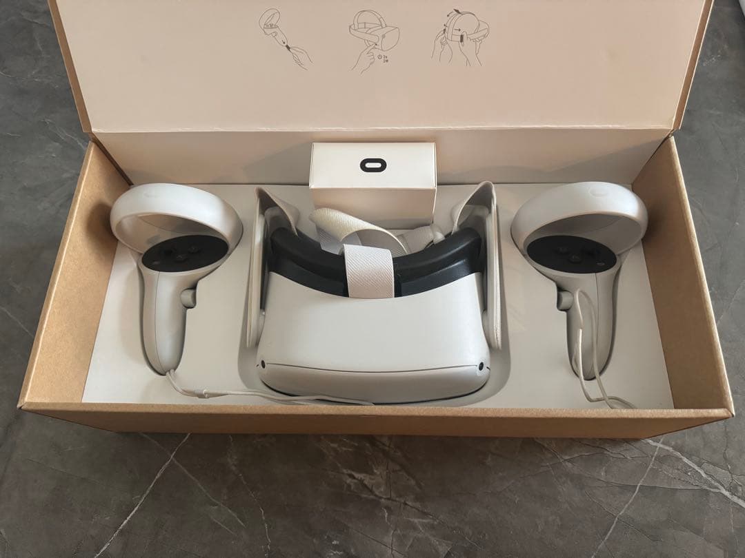   Quest 2 64GB(Linkケーブル、乾電池付属)