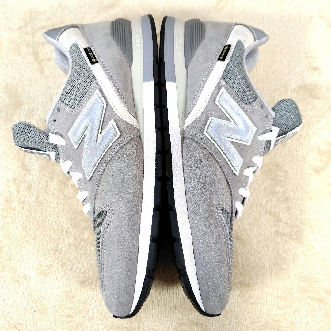 極美品 ニューバランス ゴアテックス スニーカー CM996XB2 グレー 27