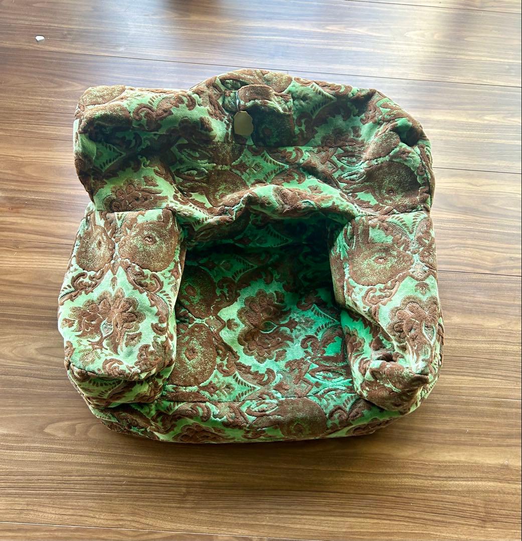 アチャチュムムチャチャ 1人掛けソファ　うさぎ柄　希少 グリーン