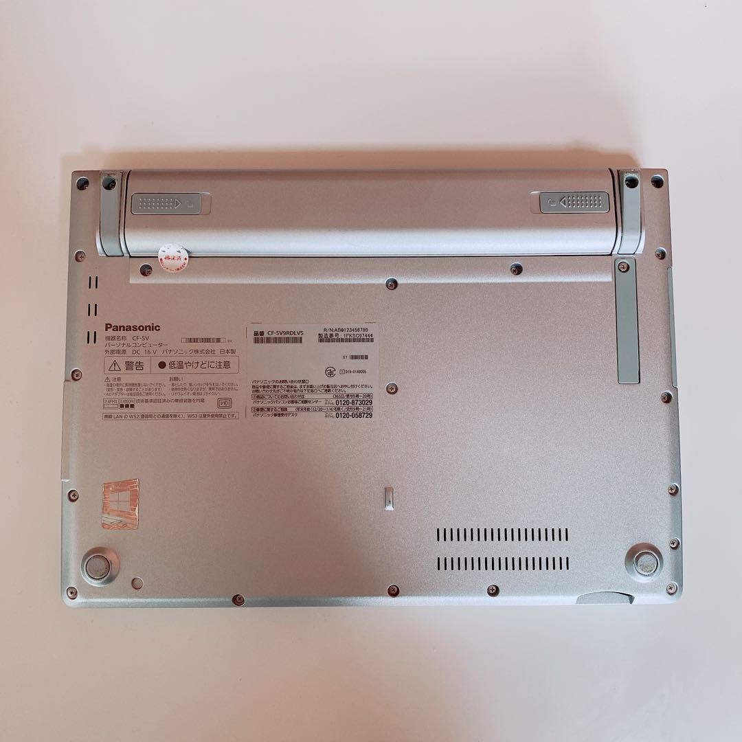 【美品】SV9爆速SSD512GB 8GBレッツノート第10世代パソコンPC