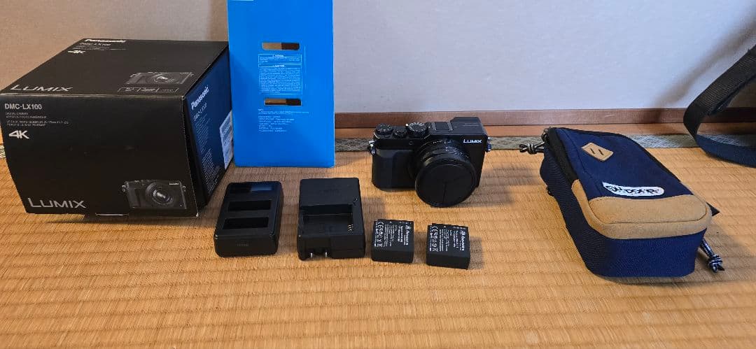 Panasonic LX100 ブラック｜バッテリー2個・充電器2個・ケース付