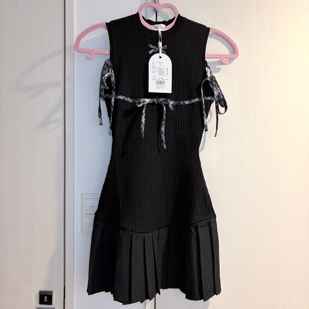 定価以下♡ ダーリッチ Darich ♡ ドッキングレースアップミニワンピース